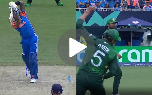 [Watch] Frustrated Amir Throws Ball In Disgust After Catching Dangerous Suryakumar Yadav 